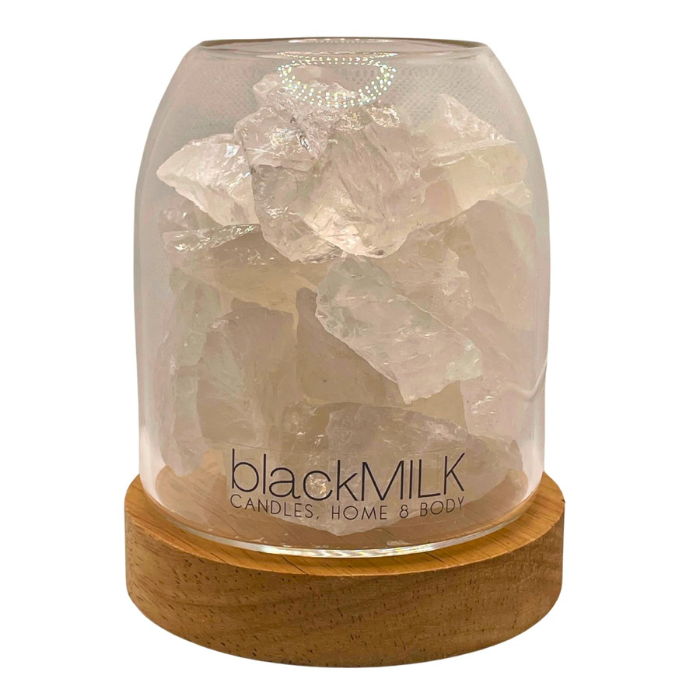 Black MILK - Wellness Crystal Light Diffuser -Clear Quartz