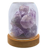 Black MILK -Wellness Crystal Light Diffuser -Amethyst