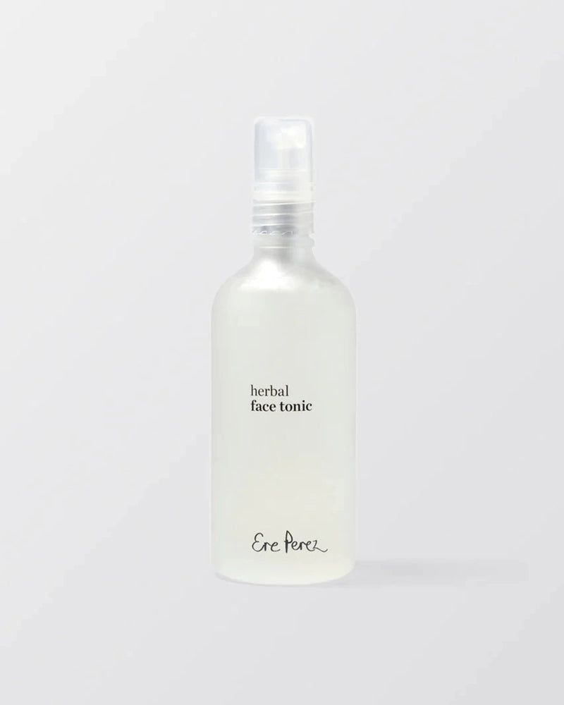 A hydrating botanical spritz.  Not only is this tonic a daily beauty routine essential, but it works to revive your skin throughout the day and can be applied under or over makeup for a dewy hit of refreshment. This herbal blend is full of natural skincare superstars including green tea leaf extract