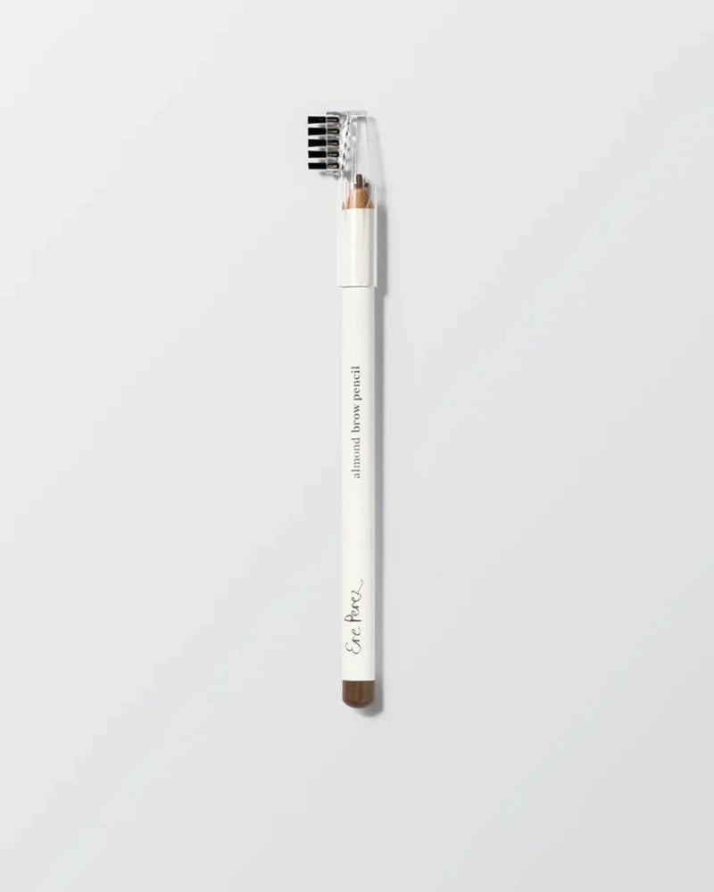 Ere Perez - Almond Brown Brow PencilFeatures an inbuilt grooming brush to tame fly-away hairs and neaten brows. One light neutral brown-stone shade that will suit everyone.