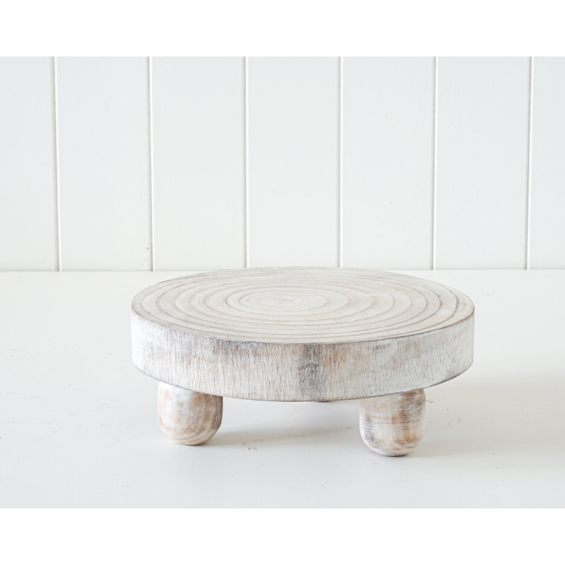 Timber Whitewash small table