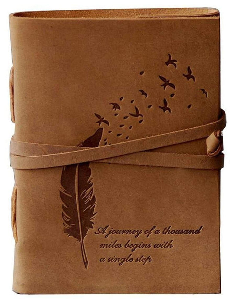 leather journal handmade note sketch book diary