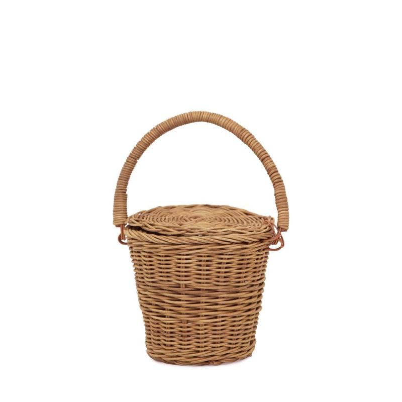 olli ella small rattan apple basket